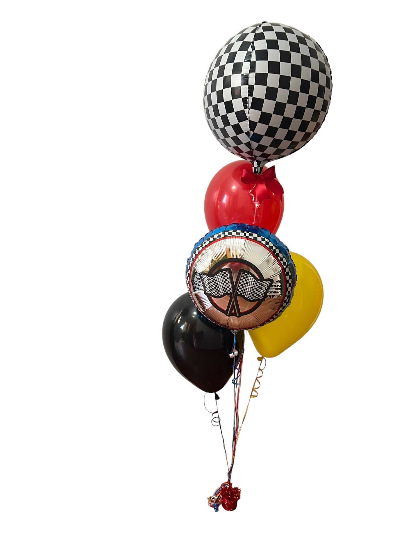 Arreglo de globos carrera fórmula 1