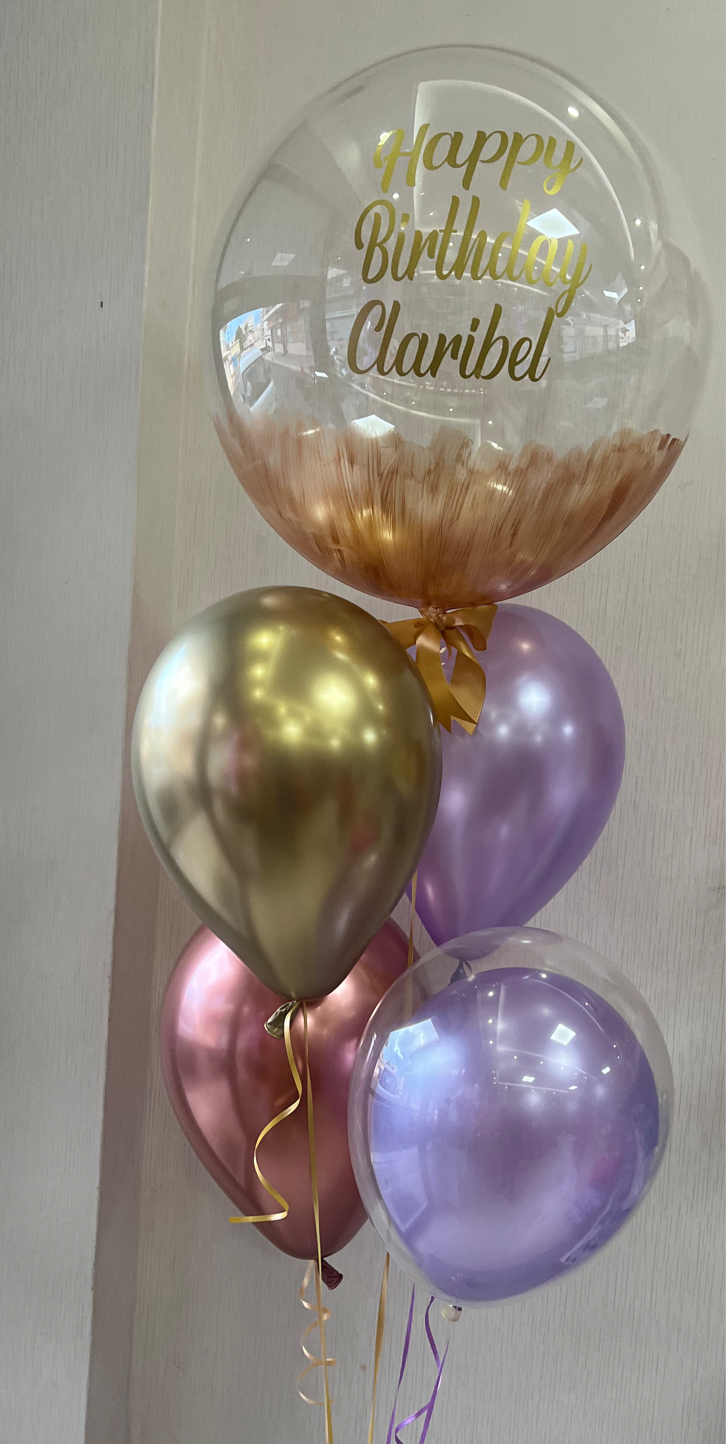 Burbuja pintada personalizada