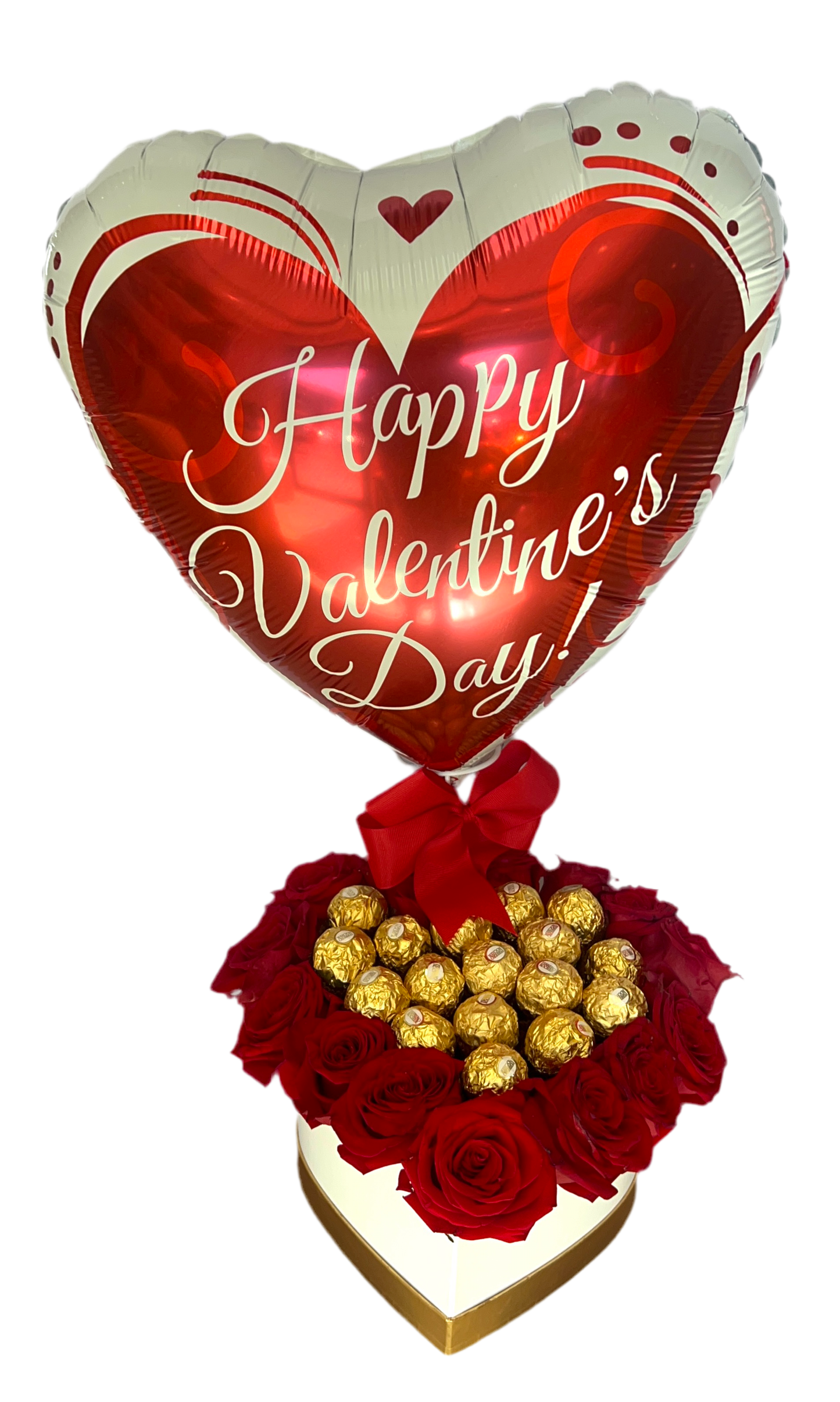 Happy Valentine’s Day Rosas Rojas + Ferrero Rocher