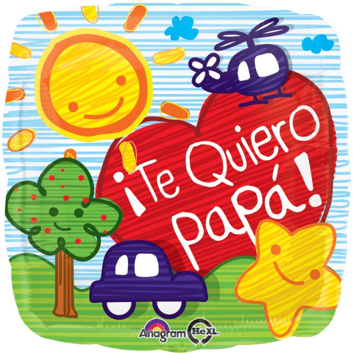 Metálico 18" Te Quiero PAPA