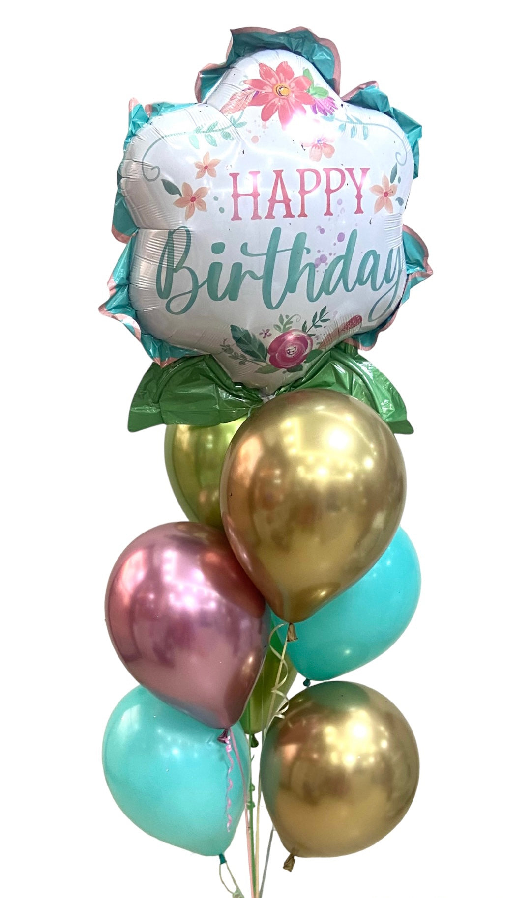 Arreglo Happy Birthday flores Boho