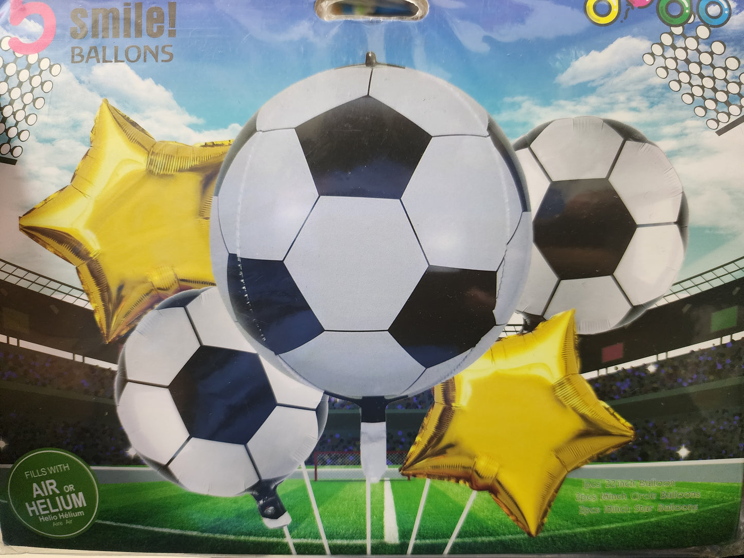 SET DE GLOBOS FOOTBALL