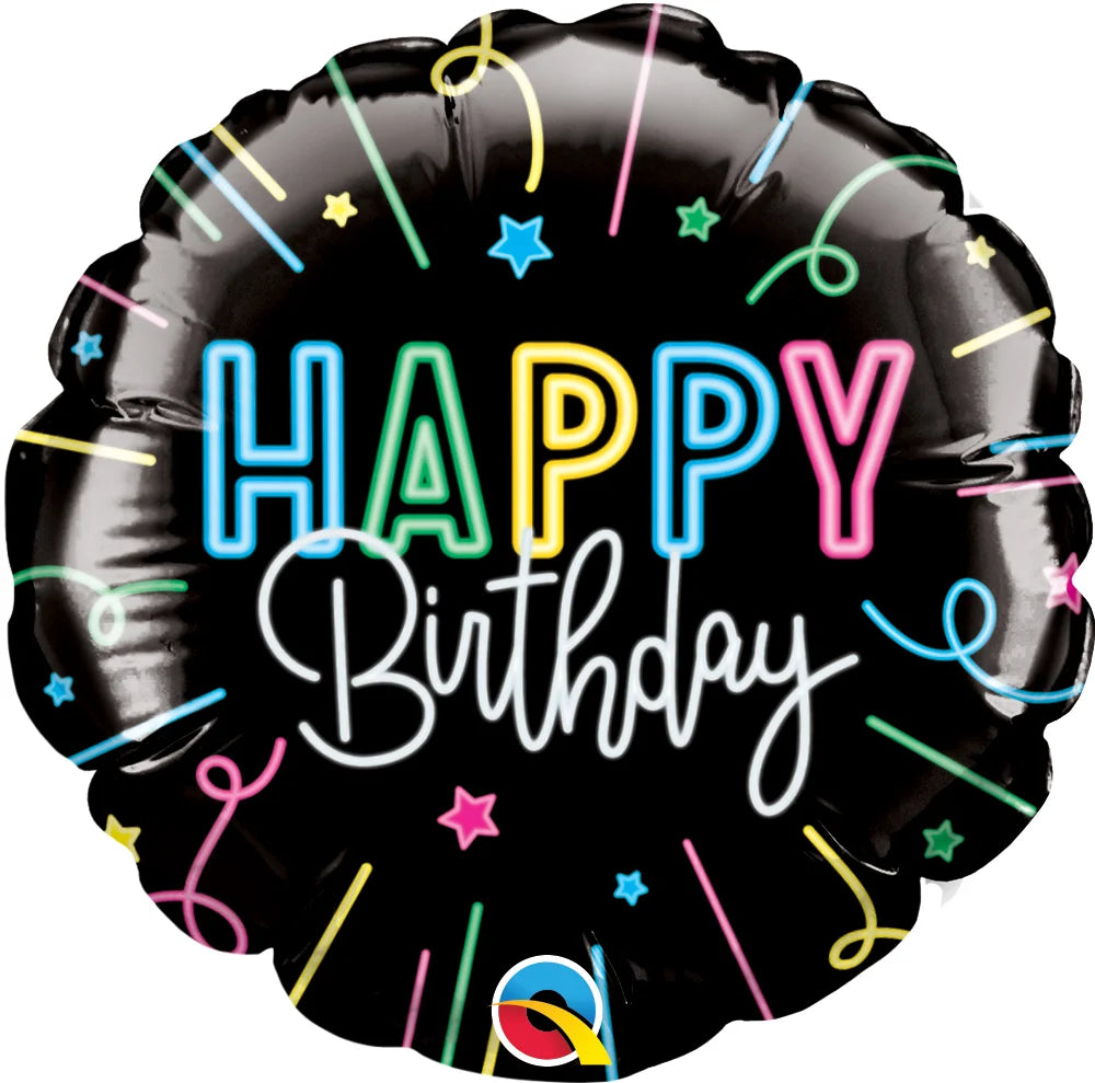 MET HAPPY BIRTHDAY (18")