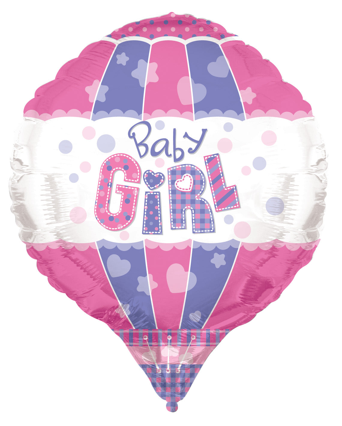 BABY GIRL AEROSTATIC 3D BALLOON 28"