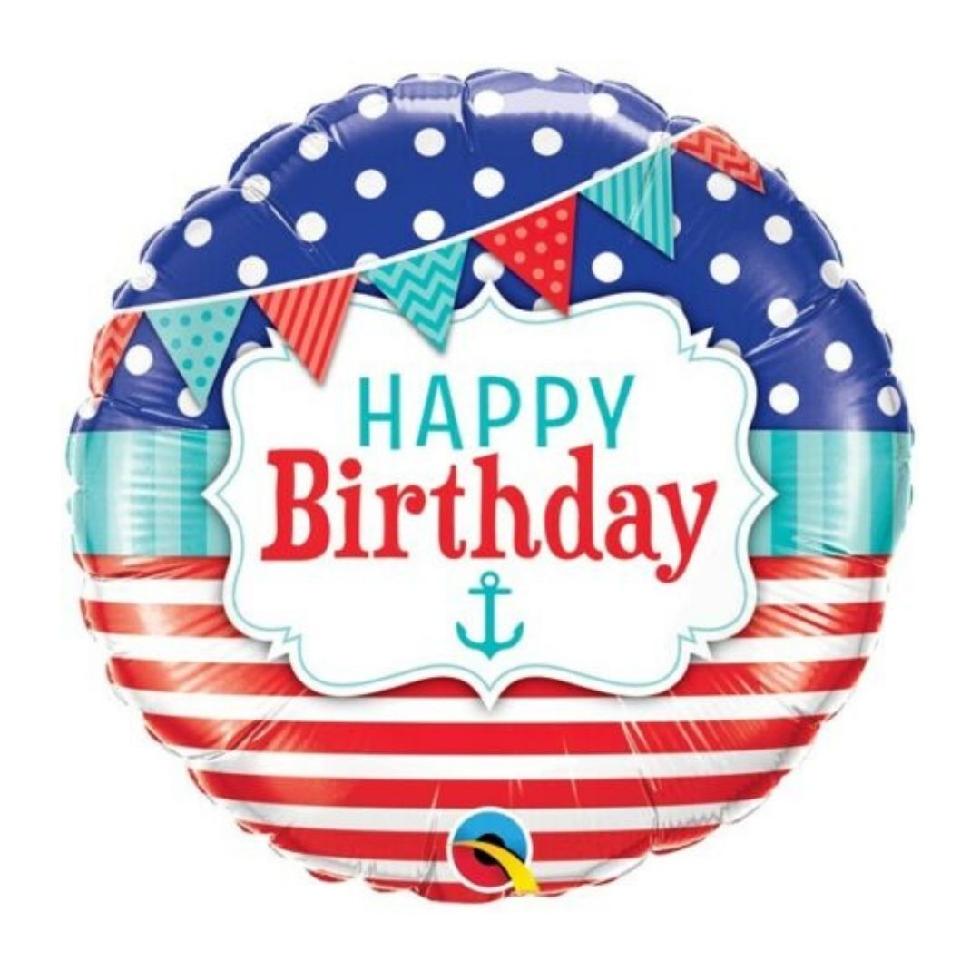 Met 18" Happy Birthday Marinero