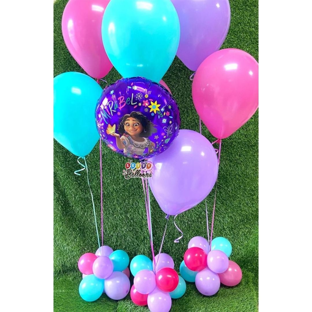 Arreglos de encanto en base de globos