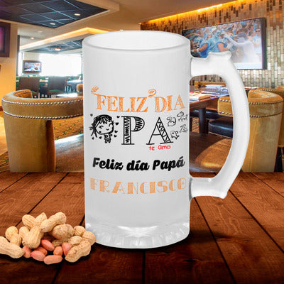 Jarra de Cerveza frozen the Happy Fathers Day