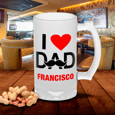 Jarra de Cerveza frozen the Happy Fathers Day