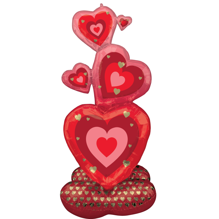Airloonz Stacked Hearts