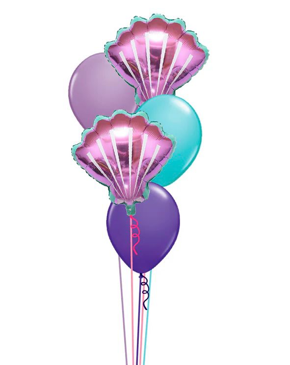 Arreglo de Globos Concha de Sirena