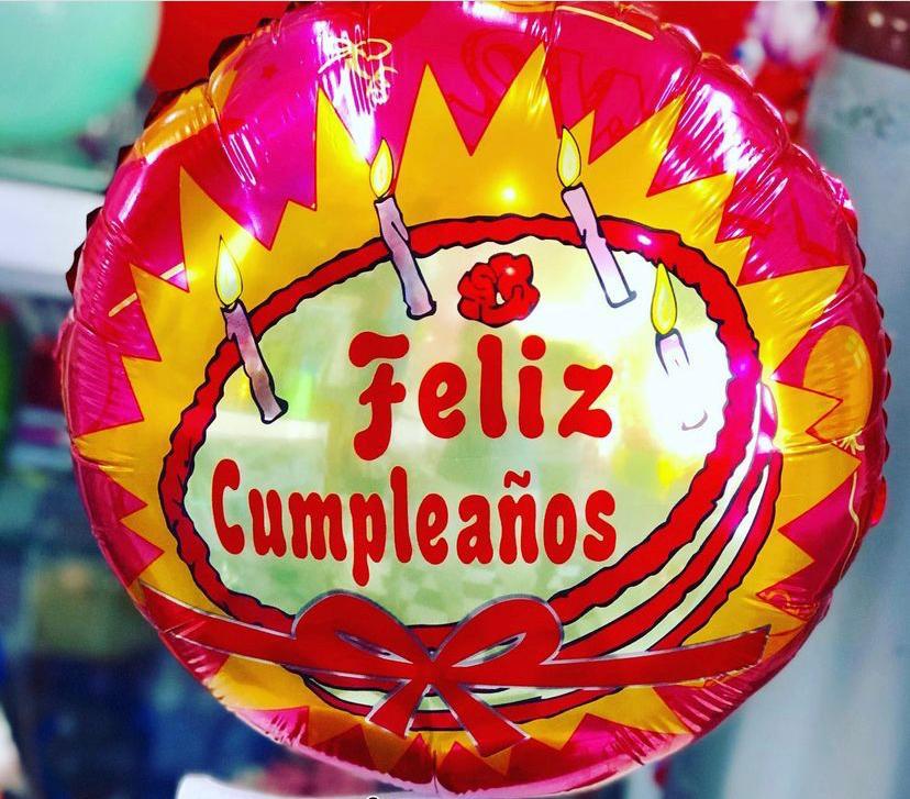 Metalico 18" Feliz Cumpleaños