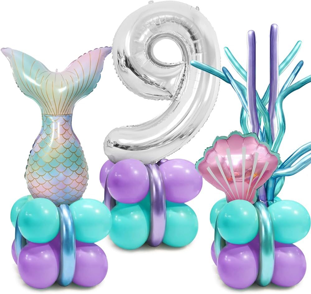Base de Globos Cola de Sirena
