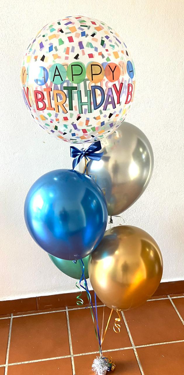 Arreglo de Globos Orbiz Printeado