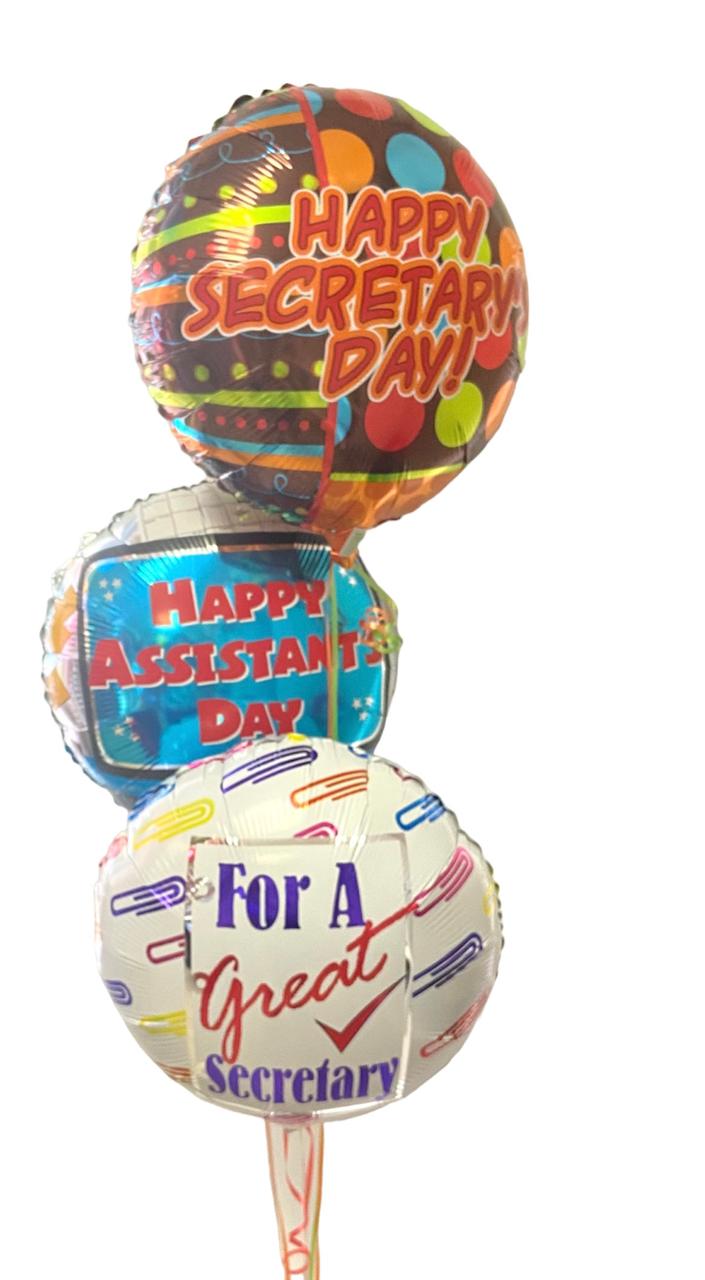 Arreglo de Globos Happy Secretary's Day