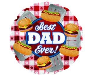 Metálico 18" Best Dad Ever