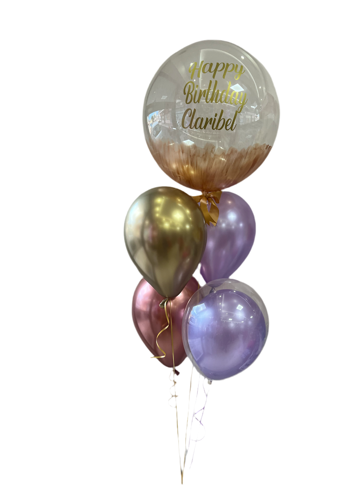 Burbuja pintada personalizada