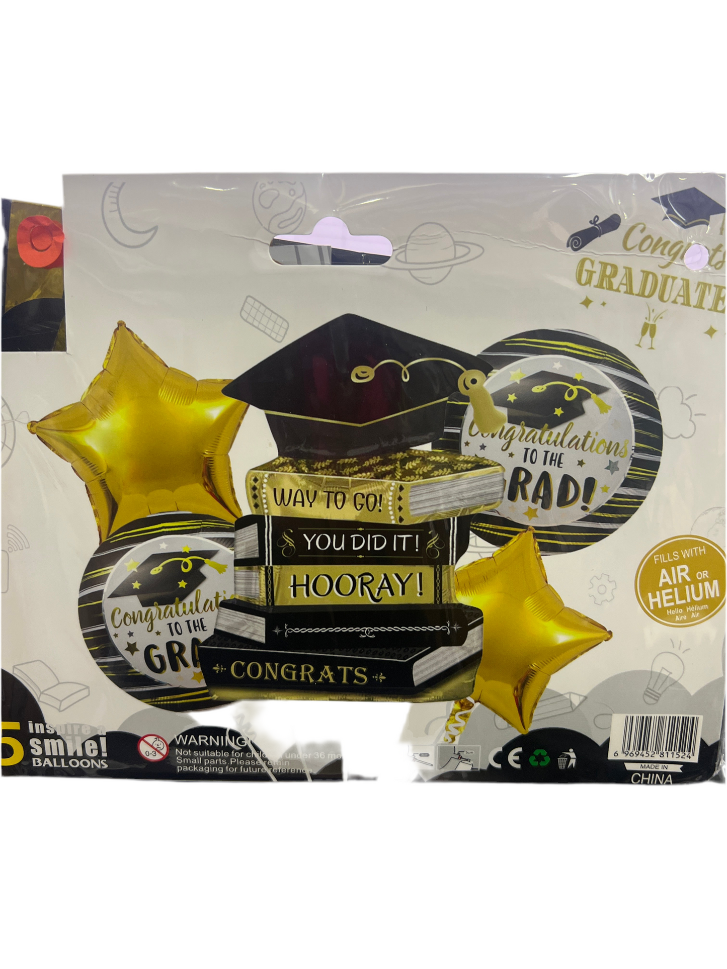 Set globos graduación