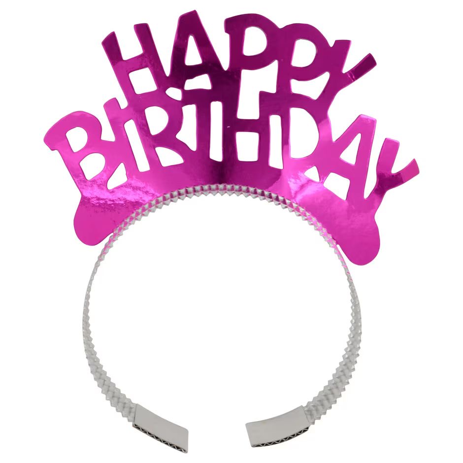 Set 6 cintillos Happy Birthday