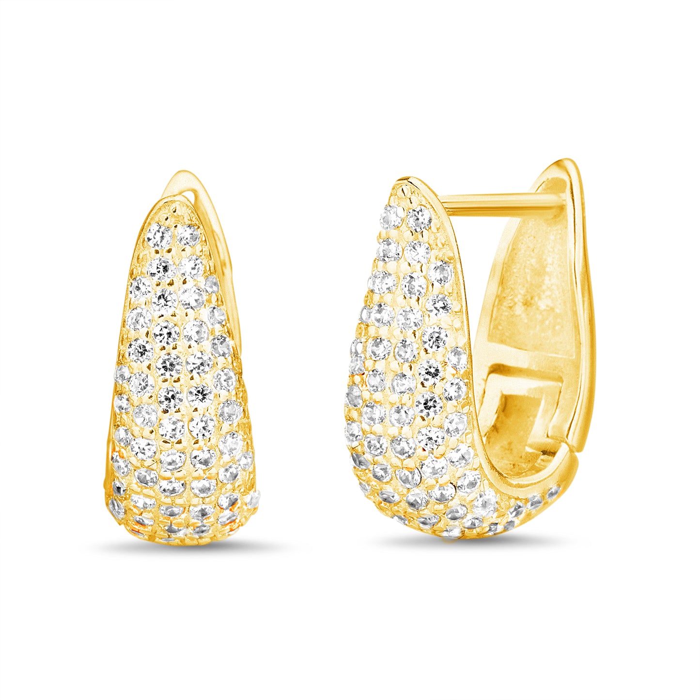 Argolla plata con baño oro dorado 4K