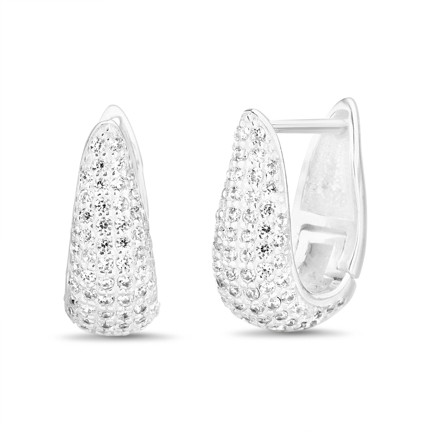 Argolla plata con baño oro blanco 4K