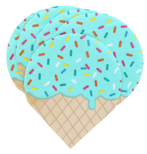 Servilletas Helado Verde Acua