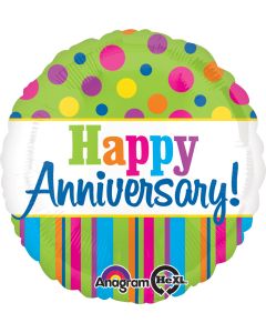 Happy Anniversary multicolors