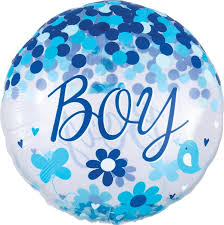 SUPERSHAPE BOY REDONDO TRANSPARENTE 28"