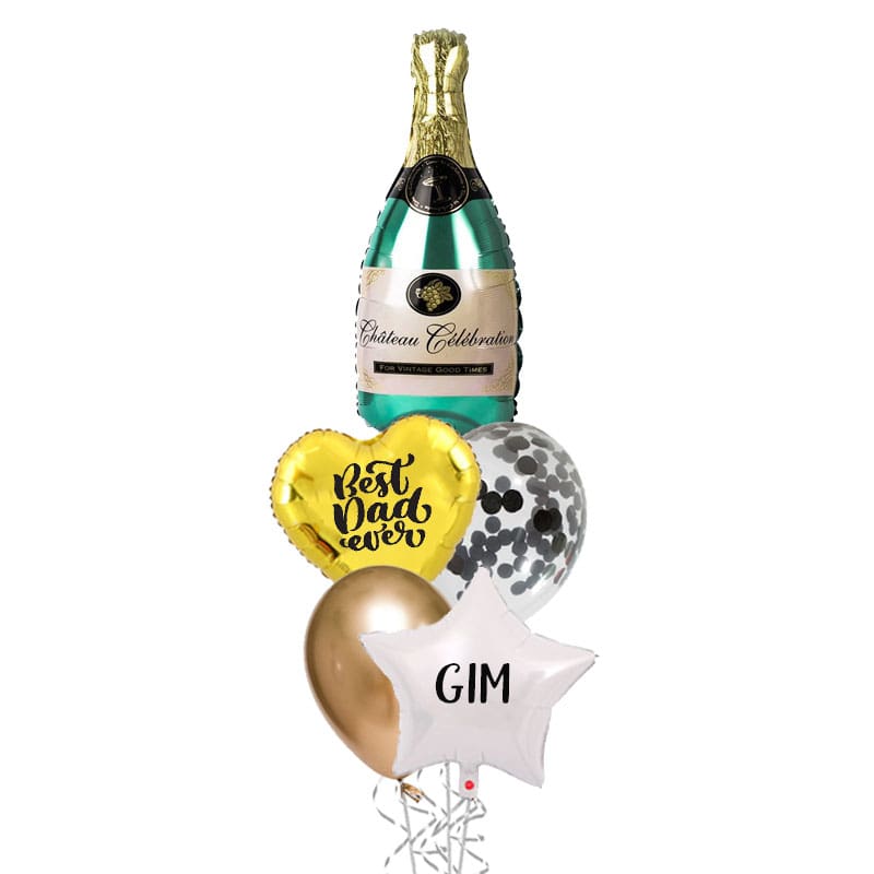 Arreglo de Globos Champagne