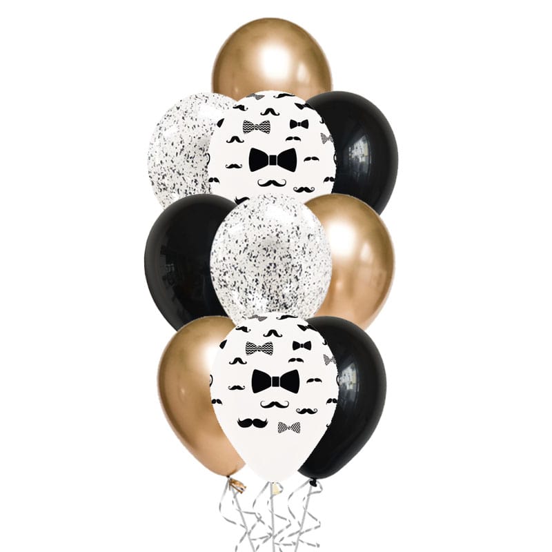 Arreglo de Globos Corbatín y Bigote