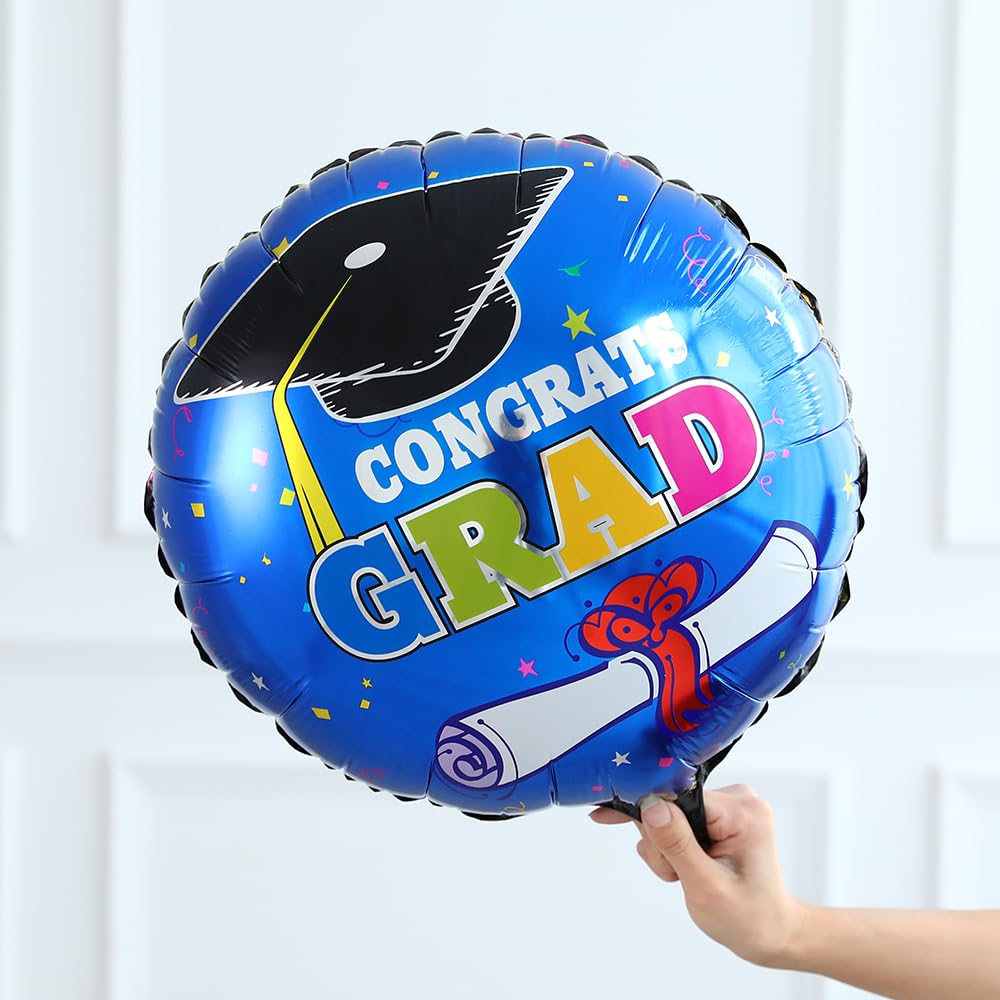 CONGRATS GRAD AZUL 18"