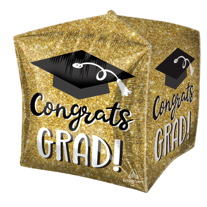 15" Grad Sparkles Cubez