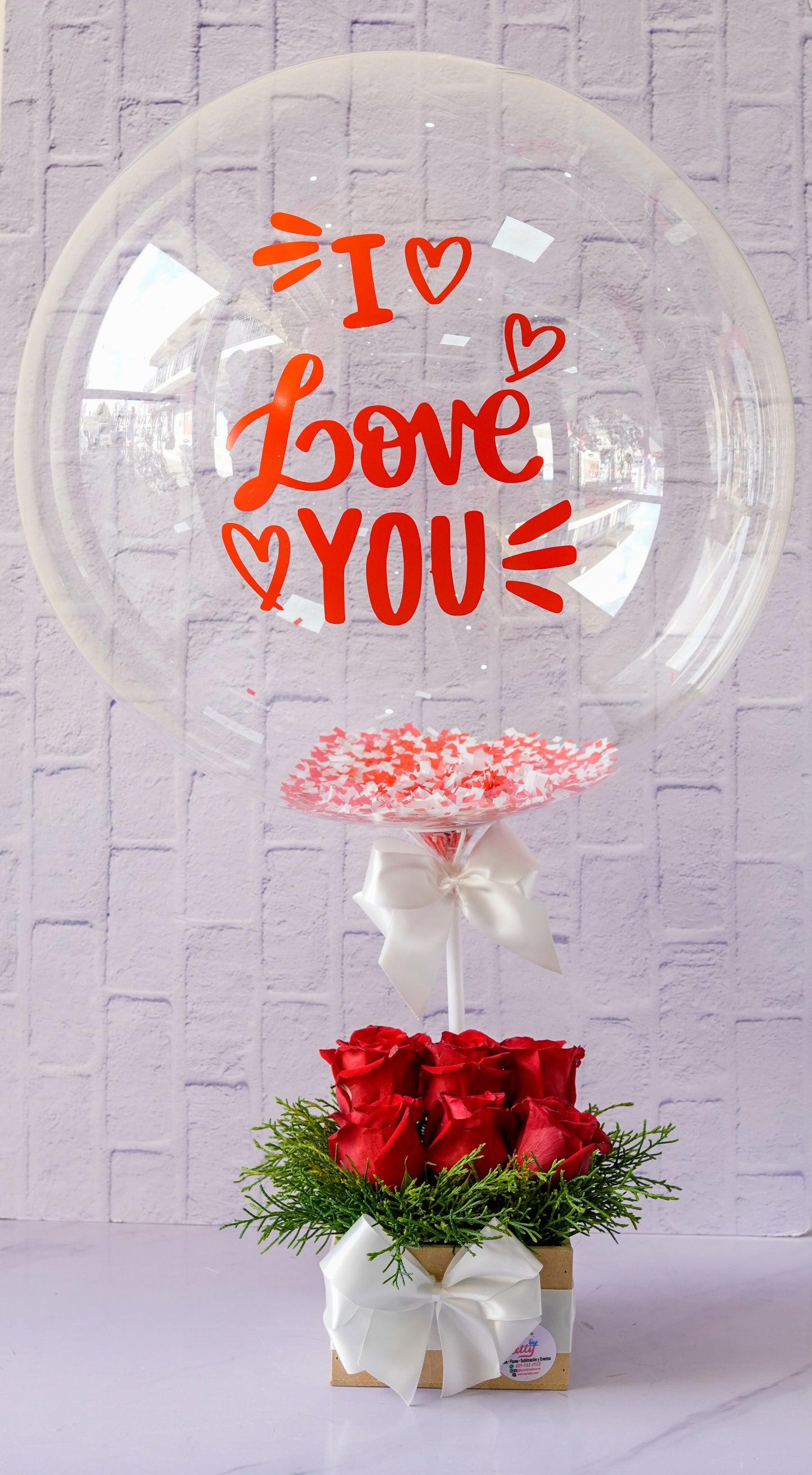 Arreglo de Flores I Love You