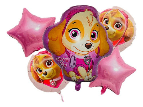 SET DE GLOBOS SKYE PAW PATROL