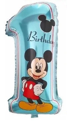 MICKEY MOUSE NÚMERO #1 AZUL