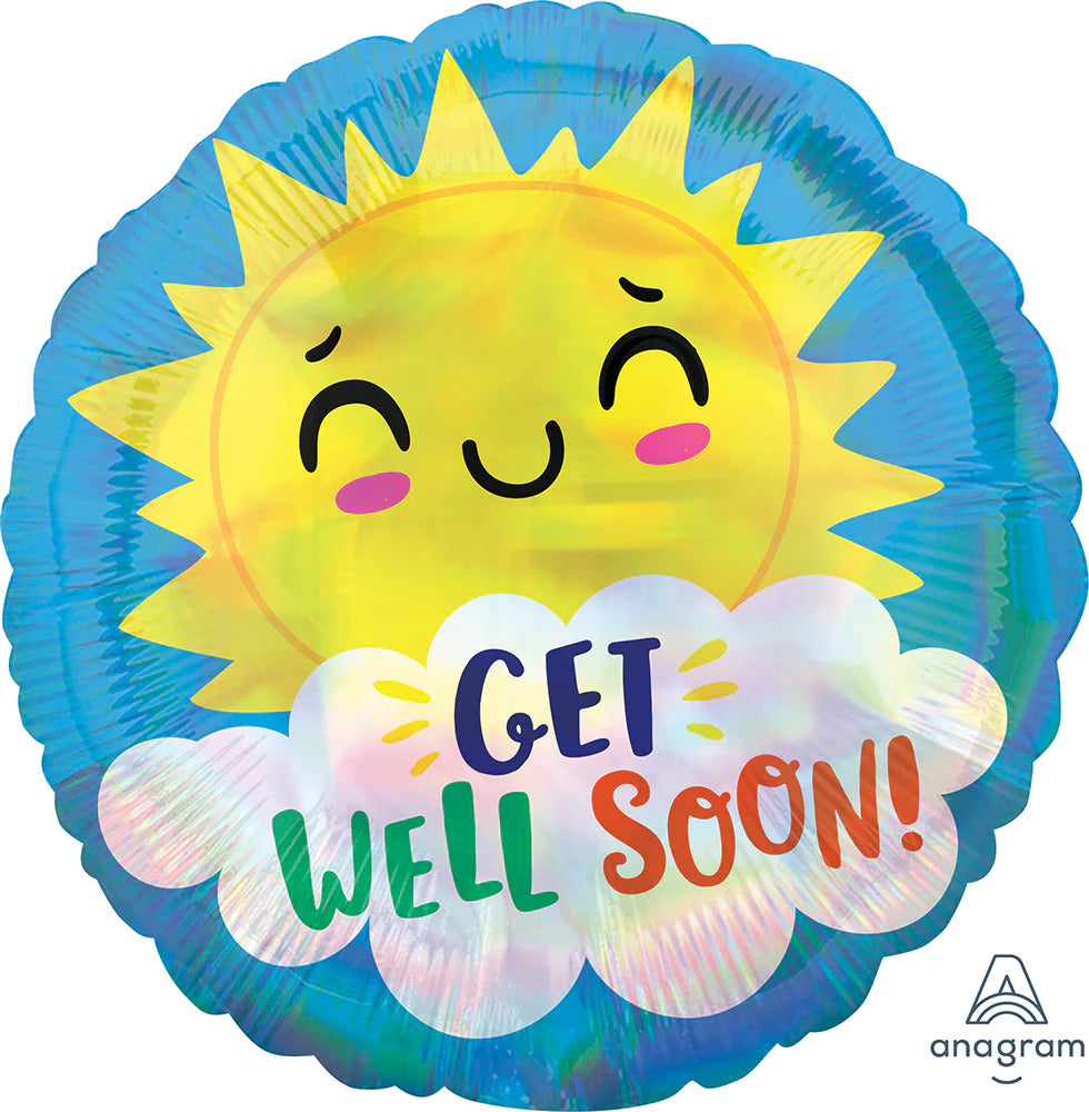 Met 18 Get Well Soon nube y Sol