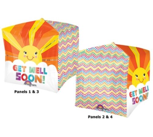 15x15 Sun Beam Get Well Soon Cubez