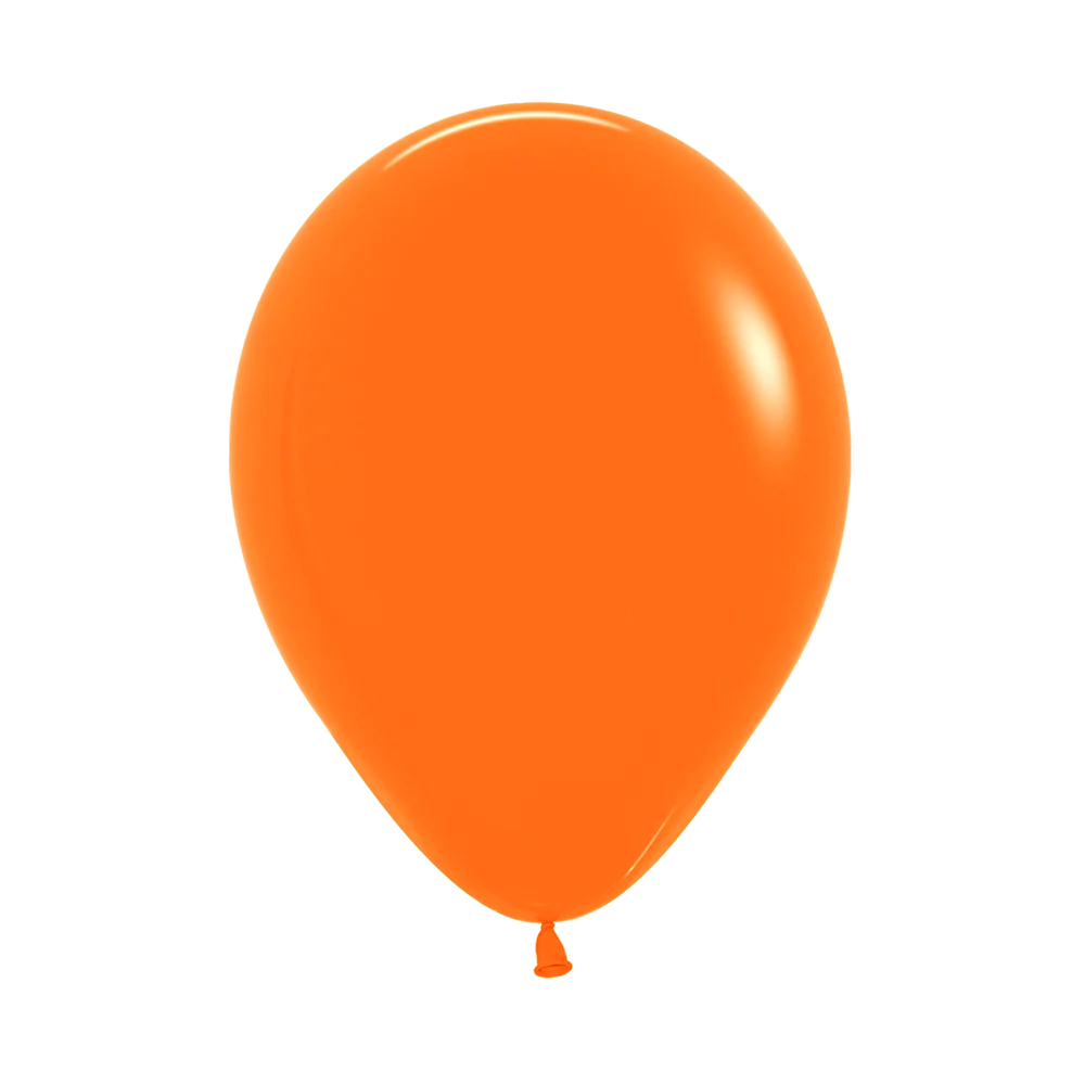 Latex 12" naranja biodegradable