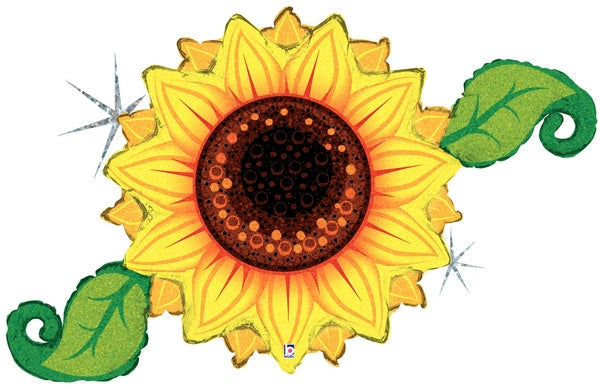 46" Holographic Linky Sunflower