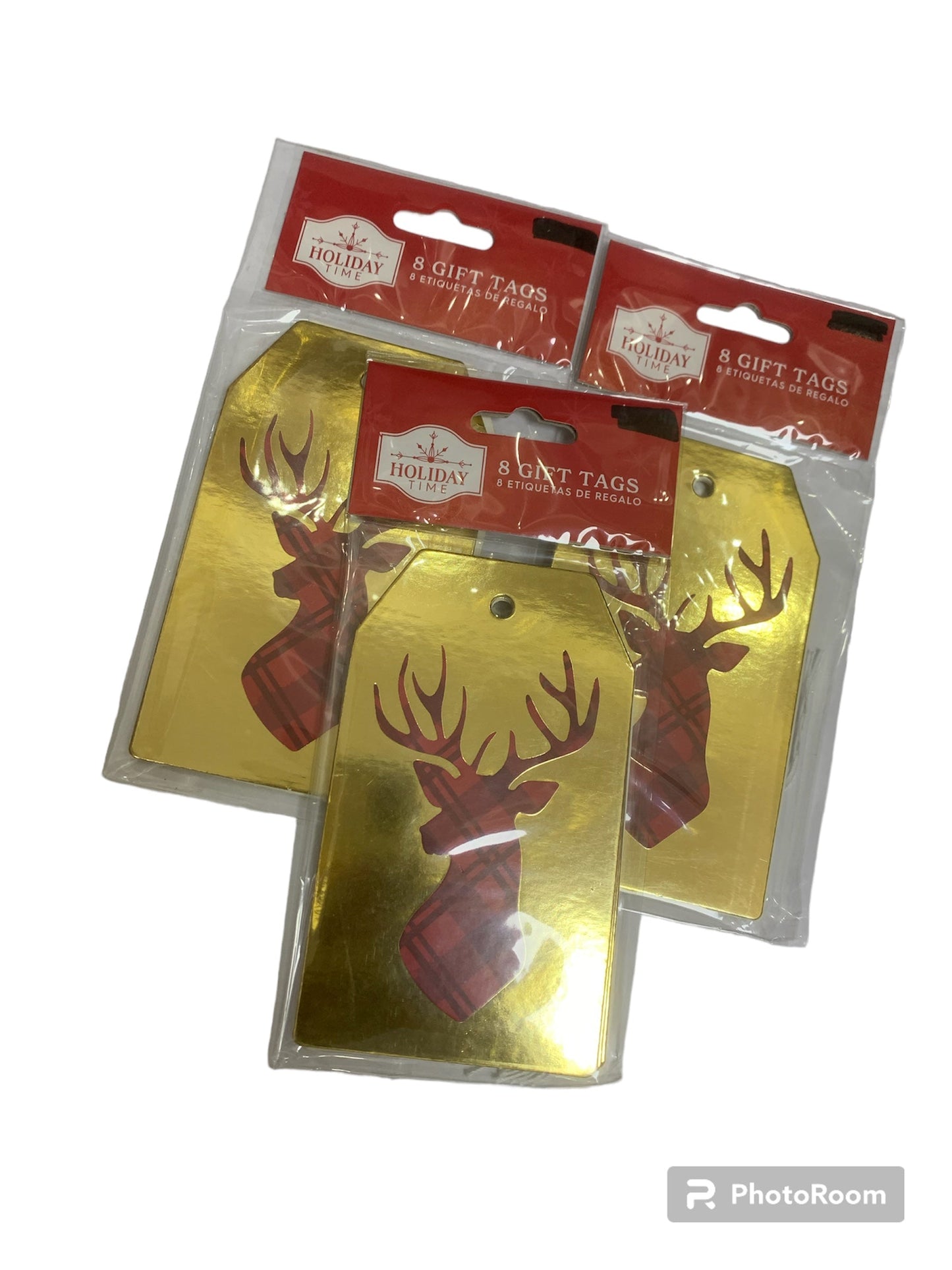 Paquete de Tag de reno para regalo