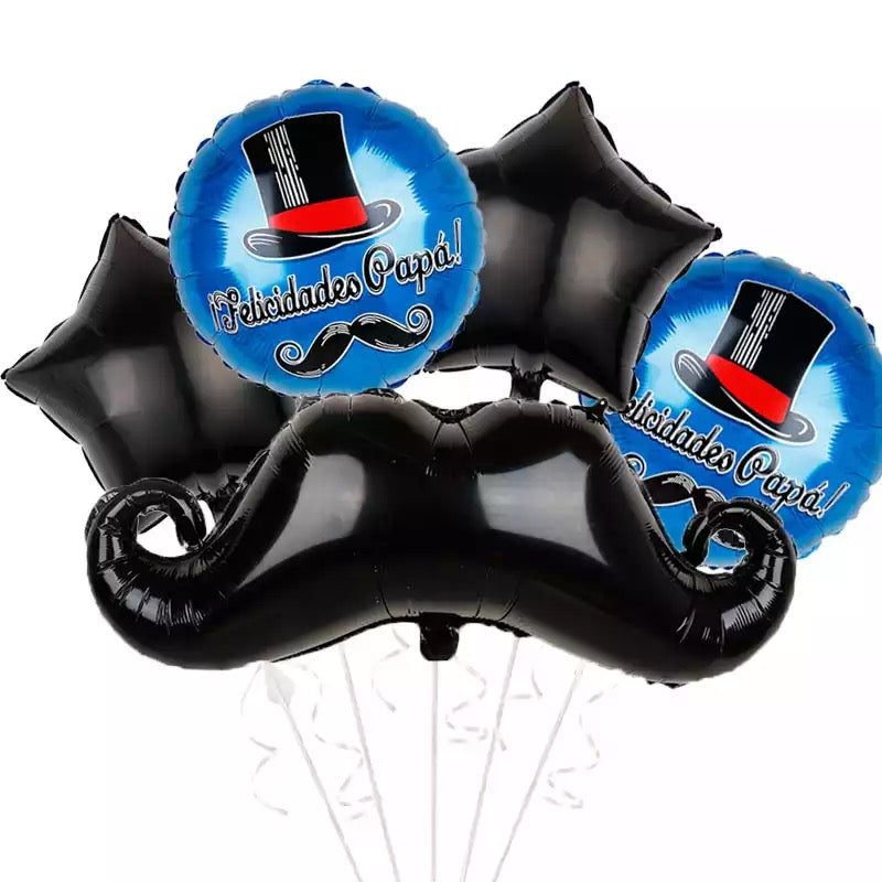 Set de Globos Felicidades Papa