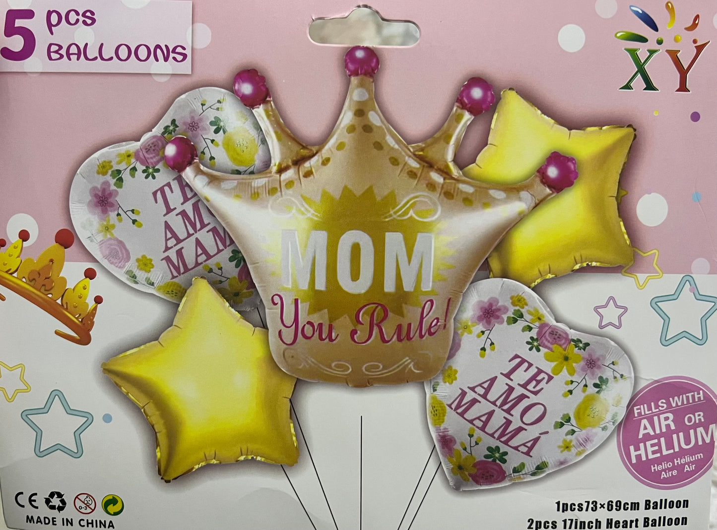 Set de Globos Mom You Rule