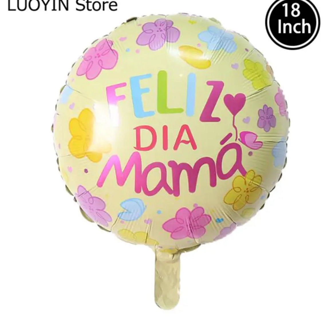Metálico 18" Feliz Dia Mama