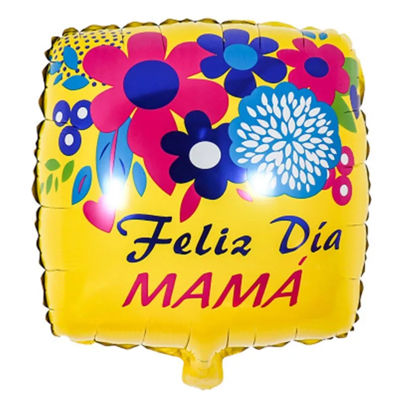 Metálico 18" Feliz Dia Mama