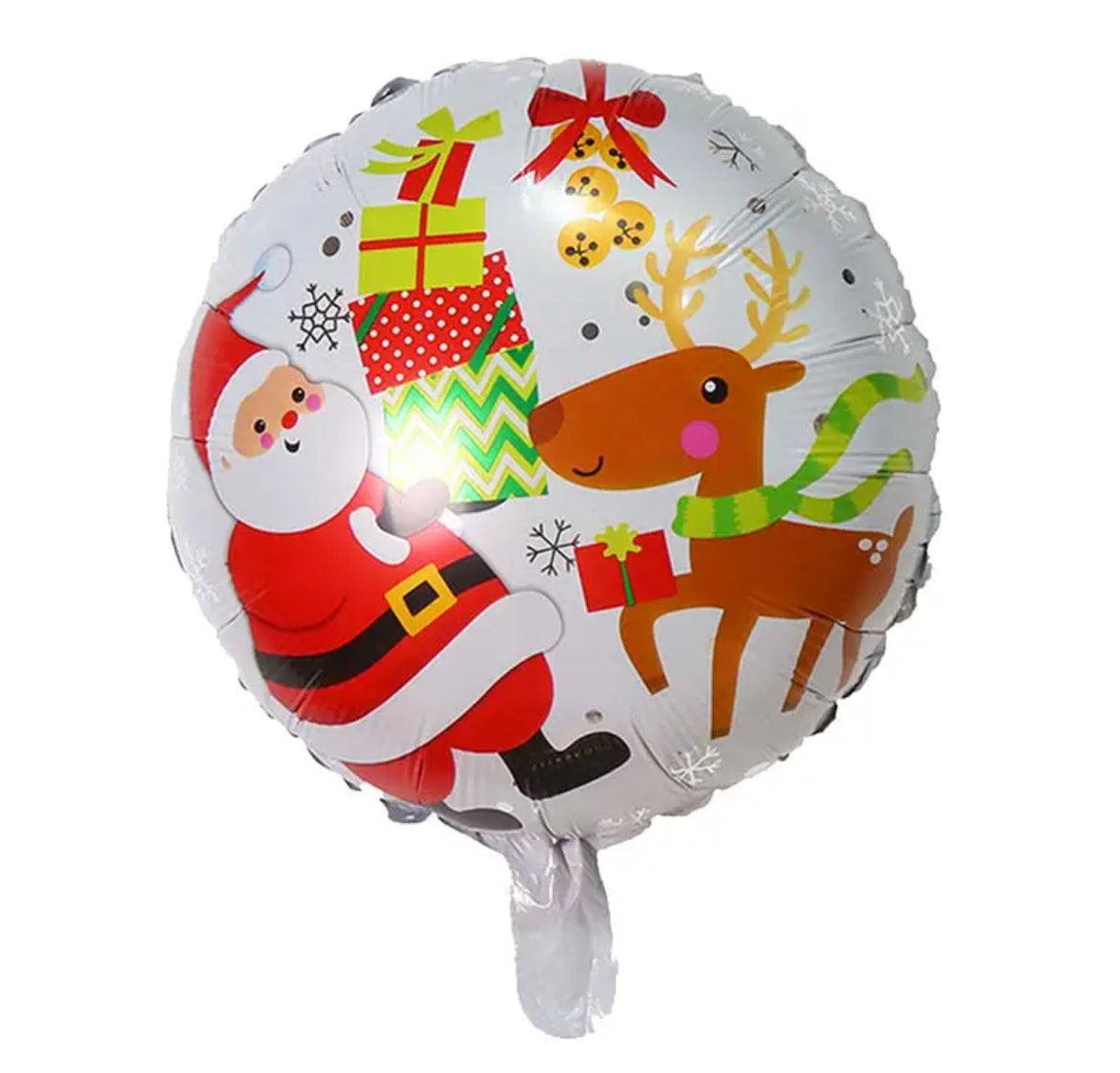 18" globo de santa y reno