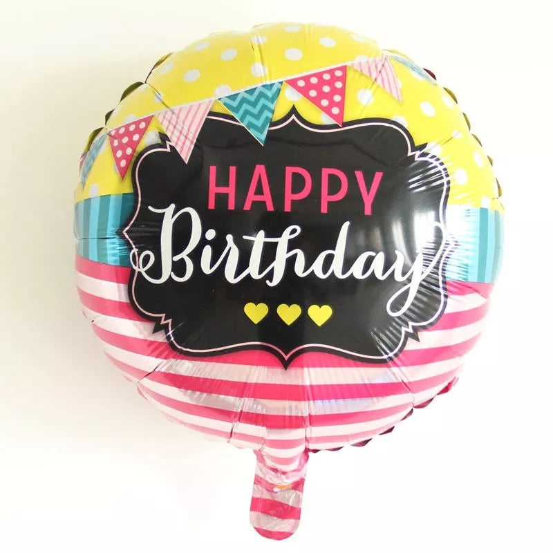Metalico 18" Happy Birthday