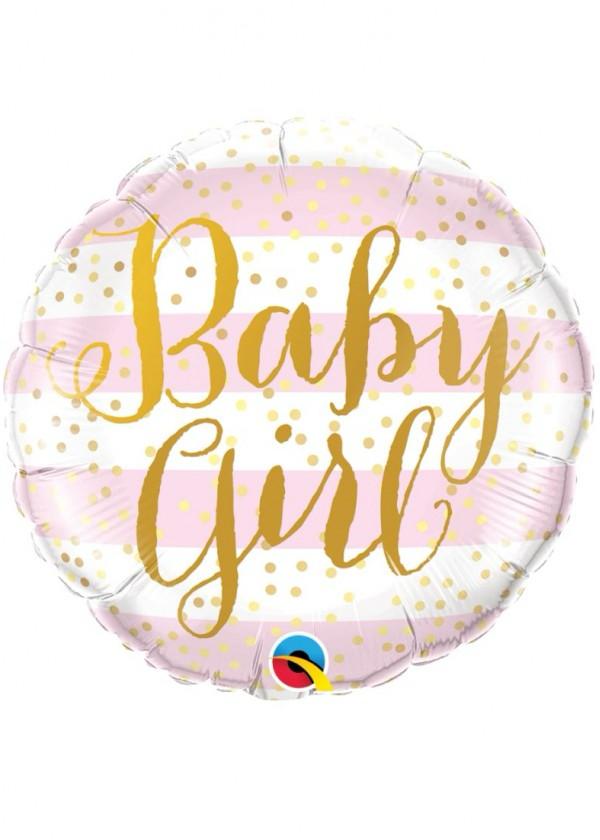 BABY GIRL METÁLICO 18"