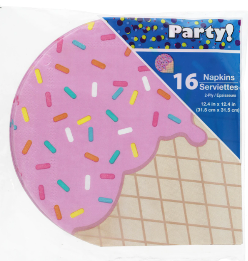 Servilletas Helado Lila