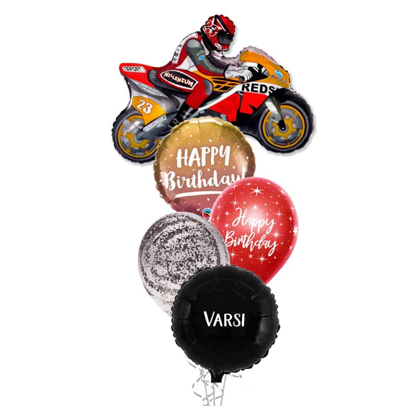 Arreglo de Globos Motocicleta