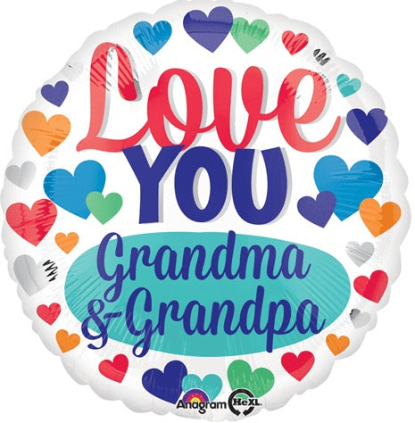 18" Love You Grandma & Grandpa