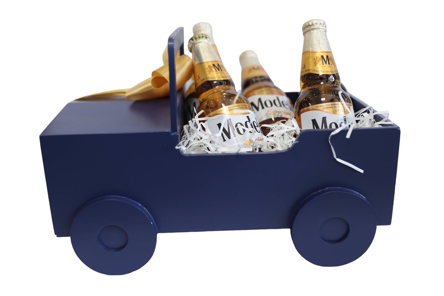 Carro Grande en Madera con Cervezas Modelo